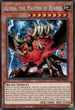Alpha, the Master of Beasts (V.1 - Secret Rare)⁣ - Phantom Rage⁣ (Secret Rare)⁣ [023]