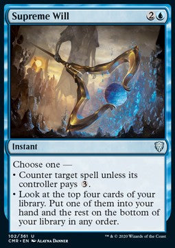 Supreme Will⁣ - Commander Legends⁣ (Uncommon)⁣ [102]