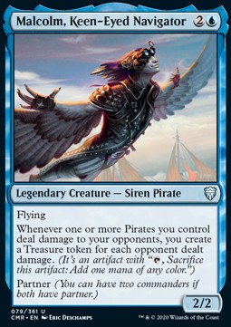 Malcolm, Keen-Eyed Navigator⁣ - Commander Legends⁣ (Uncommon)⁣ [79]