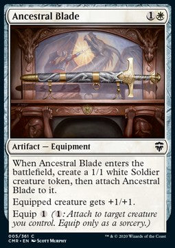 Ancestral Blade⁣ - Commander Legends⁣ (Common)⁣ [5]