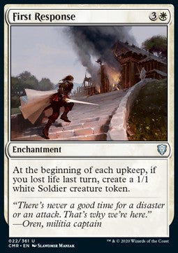 First Response⁣ - Commander Legends⁣ (Uncommon)⁣ [22]