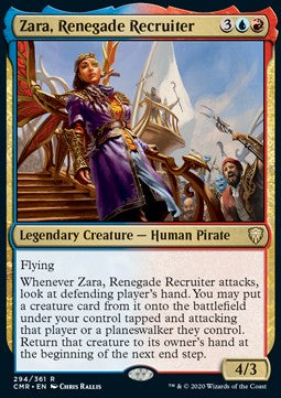 Zara, Renegade Recruiter⁣ - Commander Legends⁣ (Rare)⁣ [294]