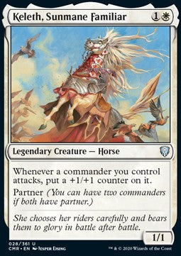 Keleth, Sunmane Familiar⁣ - Commander Legends⁣ (Uncommon)⁣ [28]