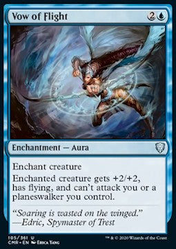 Vow of Flight⁣ - Commander Legends⁣ (Uncommon)⁣ [105]