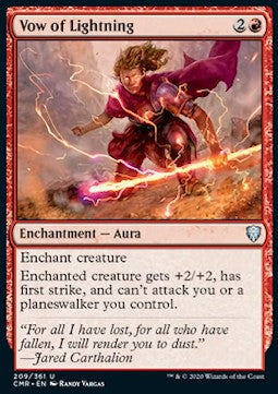 Vow of Lightning⁣ - Commander Legends⁣ (Uncommon)⁣ [209]