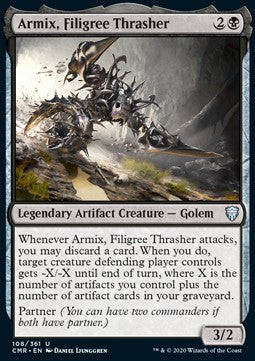 Armix, Filigree Thrasher⁣ - Commander Legends⁣ (Uncommon)⁣ [108]