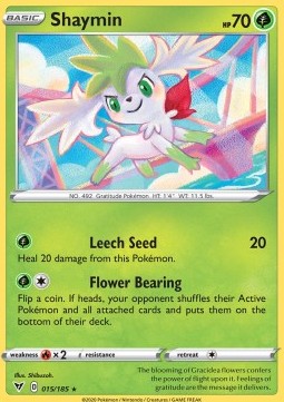 Shaymin⁣ - Vivid Voltage⁣ (Holo Rare)⁣ [15]