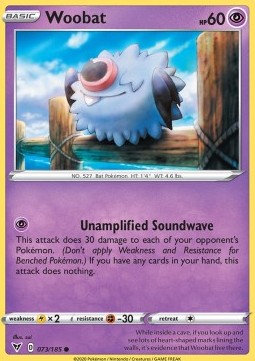 Woobat⁣ - Vivid Voltage⁣ (Common)⁣ [73]