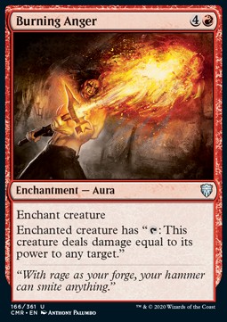 Burning Anger⁣ - Commander Legends⁣ (Uncommon)⁣ [166]