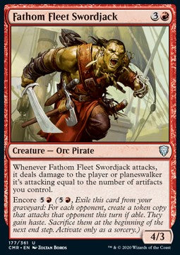 Fathom Fleet Swordjack⁣ - Commander Legends⁣ (Uncommon)⁣ [177]