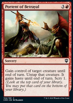 Portent of Betrayal⁣ - Commander Legends⁣ (Common)⁣ [194]