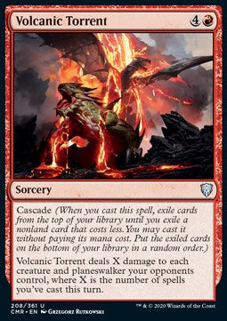 Volcanic Torrent⁣ - Commander Legends⁣ (Uncommon)⁣ [208]