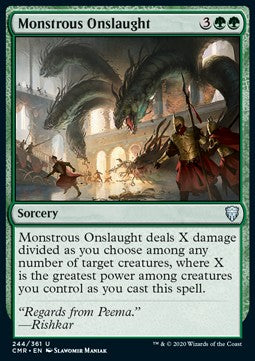 Monstrous Onslaught⁣ - Commander Legends⁣ (Uncommon)⁣ [244]