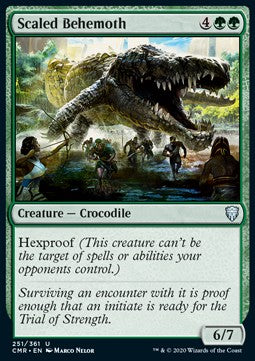 Scaled Behemoth⁣ - Commander Legends⁣ (Uncommon)⁣ [251]