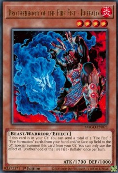 Brotherhood of the Fire Fist - Buffalo⁣ - Maximum Gold⁣ (Rare)⁣ [071]