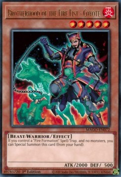 Brotherhood of the Fire Fist - Coyote⁣ - Maximum Gold⁣ (Rare)⁣ [072]