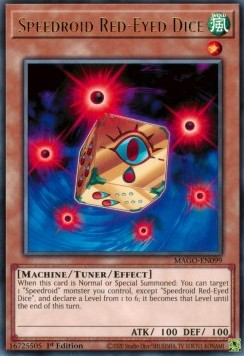 Speedroid Red-Eyed Dice⁣ - Maximum Gold⁣ (Rare)⁣ [099]