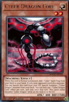 Cyber Dragon Core⁣ - Maximum Gold⁣ (Rare)⁣ [123]