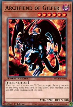 Archfiend of Gilfer⁣ - Speed Duel: Battle City Box⁣ (Common)⁣ [004]
