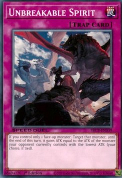 Unbreakable Spirit⁣ - Speed Duel: Battle City Box⁣ (Common)⁣ [039]