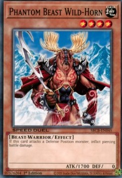 Phantom Beast Wild-Horn⁣ - Speed Duel: Battle City Box⁣ (Common)⁣ [045]