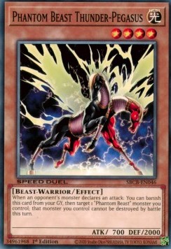 Phantom Beast Thunder-Pegasus - Speed Duel: Battle City Box (Common) [SBCB-046]