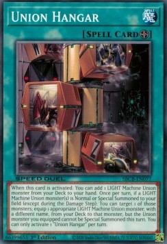 Union Hangar (V.1 - Common)⁣ - Speed Duel: Battle City Box⁣ (Common)⁣ [077]