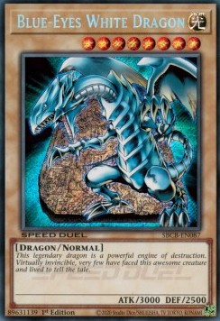 Blue-Eyes White Dragon (V.2 - Secret Rare) - Speed Duel: Battle City Box (Secret Rare) [SBCB-087]