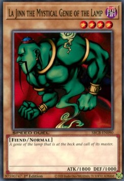 La Jinn the Mystical Genie of the Lamp⁣ - Speed Duel: Battle City Box⁣ (Common)⁣ [090]
