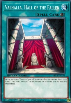 Valhalla, Hall of the Fallen (V.1 - Common) - Speed Duel: Battle City Box (Common) [SBCB-141]