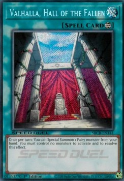 Valhalla, Hall of the Fallen (V.2 - Secret Rare)⁣ - Speed Duel: Battle City Box⁣ (Secret Rare)⁣ [141]