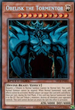 Obelisk the Tormentor⁣ - Speed Duel: Battle City Box⁣ (Secret Rare)⁣ [202]