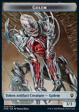 Golem Token (Artifact 3/3)⁣ - Commander Legends: Extras⁣ (Token)⁣ [T09]