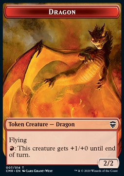 Dragon Token (Red 2/2)⁣ - Commander Legends: Extras⁣ (Token)⁣ [T07]