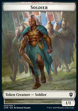 Soldier Token (White 1/1)⁣ - Commander Legends: Extras⁣ (Token)⁣ [T02]