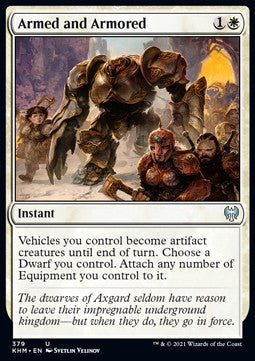Armed and Armored⁣ - Kaldheim: Extras⁣ (Uncommon)⁣ [379]