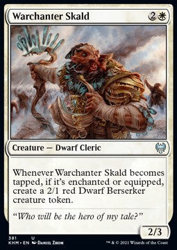 Warchanter Skald⁣ - Kaldheim: Extras⁣ (Uncommon)⁣ [381]