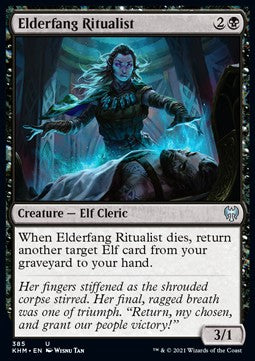 Elderfang Ritualist⁣ - Kaldheim: Extras⁣ (Uncommon)⁣ [385]