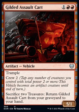 Gilded Assault Cart⁣ - Kaldheim: Extras⁣ (Uncommon)⁣ [390]