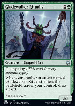 Gladewalker Ritualist⁣ - Kaldheim: Extras⁣ (Uncommon)⁣ [392]