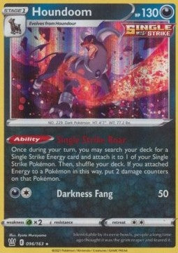 Houndoom⁣ - Battle Styles⁣ (Holo Rare)⁣ [96]