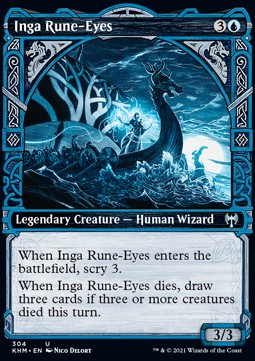 Inga Rune-Eyes⁣ - Kaldheim: Extras⁣ (Uncommon)⁣ [304]