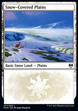 Snow-Covered Plains (V.2)⁣ - Kaldheim⁣ (Land)⁣ [277]
