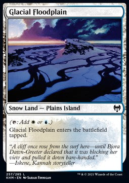 Glacial Floodplain⁣ - Kaldheim⁣ (Common)⁣ [257]