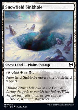 Snowfield Sinkhole⁣ - Kaldheim⁣ (Common)⁣ [269]