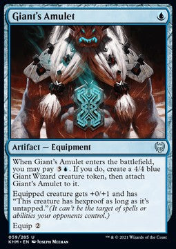 Giant's Amulet⁣ - Kaldheim⁣ (Uncommon)⁣ [59]