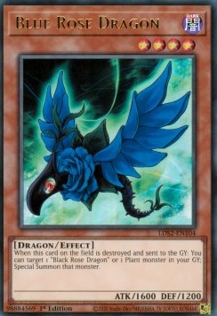 Blue Rose Dragon (V.1 - Ultra Rare) - Legendary Duelists: Season 2 (Ultra Rare) [LDS2-104]
