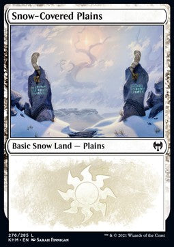 Snow-Covered Plains (V.1)⁣ - Kaldheim⁣ (Land)⁣ [276]