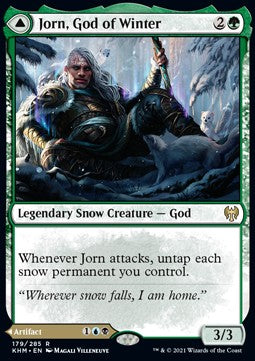 Jorn, God of Winter // Kaldring, the Rimestaff⁣ - Kaldheim⁣ (Rare)⁣ [179]