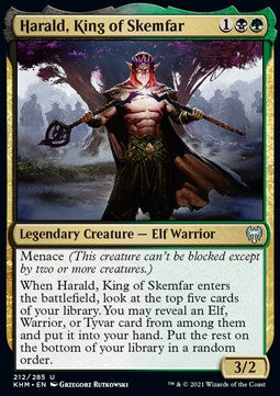 Harald, King of Skemfar⁣ - Kaldheim⁣ (Uncommon)⁣ [212]